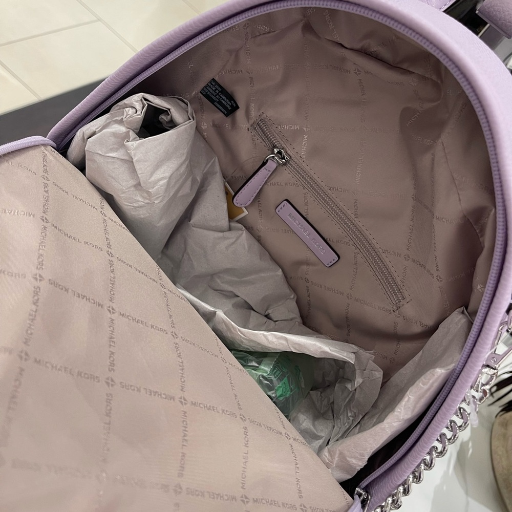 MICHAEL KORS Slater Medium Chain Backpack
Quartz 
NWT - Picture 11 of 16